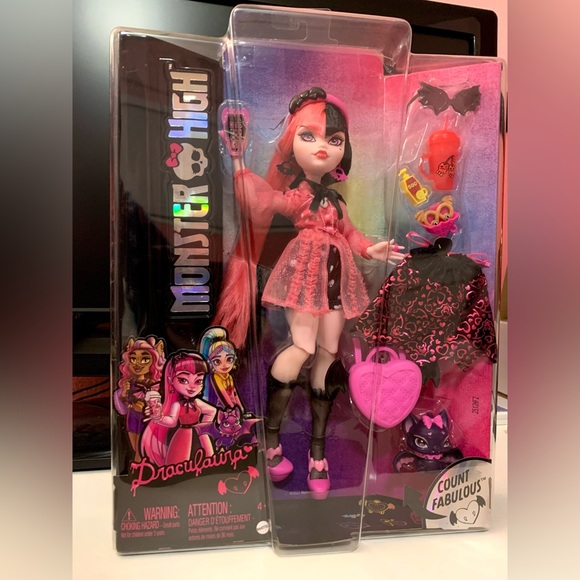 NWT Monster High DRACULAURA Doll Mattel - Picture 7 of 8
